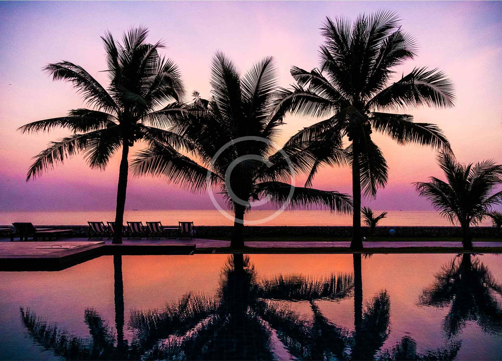 Romantic sunset